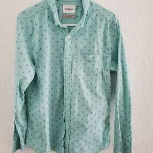 Goodfellow & Co Men's Light Teal Button Down Shirt